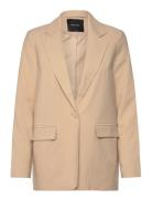 Vero Moda Vmcarmen Ls Loose Blazer Noos Beige