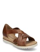 Gabor Wedge Sandal Brun