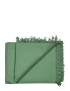 Maria Home Textiles Cushions & Blankets Blankets & Throws Green Silkeb...