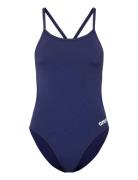 Arena Women's Team Swimsuit Challenge Solid Marinblå