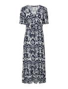 ONLY Onlchianti S/S Long Dress Wvn Noos Vit