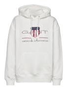 GANT Rel Archive Shield Hoodie Vit