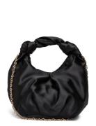 Mango Satin Handbag Svart