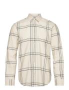 ONLY & SONS Onslars Ls Reg Brush Check Shirt Kräm