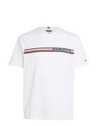 Tommy Hilfiger Chest Stripe Tee Vit