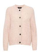 Selected Femme Slflulu Ls Knit Short Cardigan Noos Rosa