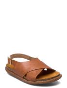 ANGULUS Sandals - Flat - Open Toe - Op Brun