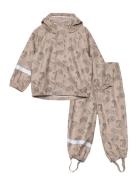 Sofie Schnoor Baby And Kids Simonsk Rain Suit Beige