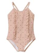 Lil'Atelier Nmfhelga Swimsuit Lil Rosa