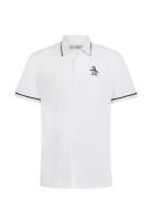 Original Penguin Golf Ss Heritage Piped Polo Vit