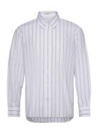 GANT Rel Heritage Poplin Stripe Shirt Vit