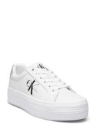 Calvin Klein Vulc Flatform Laceup Lth Vit