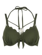 Hunkemöller Scallop Pd Khaki Green