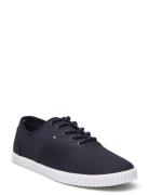 Tommy Hilfiger Canvas Lace Up Sneaker Marinblå