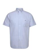 GANT Reg Classic Oxford Ss Shirt Blå