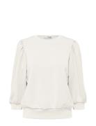 Selected Femme Slftenny 3/4 Sweat Top Noos Vit