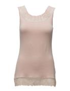 Cream Florence Top Rosa