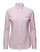 Polo Ralph Lauren Slim Fit Knit Cotton Oxford Shirt Rosa