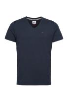 Tommy Jeans Tjm Original Jersey V Neck Tee Marinblå