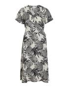 Vila Vilovie S/S Wrap Midi Dress/Su - Noos Vit