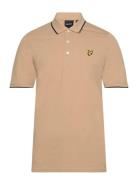 Lyle & Scott Tipped Polo Shirt Beige