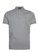 Polo Ralph Lauren Custom Slim Fit Soft Cotton Polo Shirt Grå