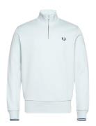 Fred Perry Half Zip Sweatshirt Blå