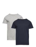 Name It Nkmt-Shirt Slim 2P Noos Marinblå