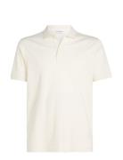 Calvin Klein Smooth Cotton Slim Polo Vit