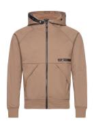 Sail Racing Race Bonded Zip Hood Brun