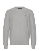 Polo Ralph Lauren Textured Cotton Crewneck Sweater Grå