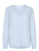 Selected Femme Slfsim -Dynella Ls Shirt O Blå