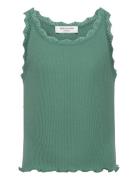 Rosemunde Kids Rkbeatha Sl Top W/ Lace Grön