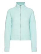 Vero Moda Vmyoko Ls Highneck Zip Cardigan Ga Boo Blå