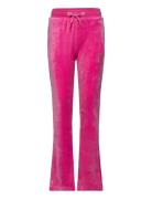 Juicy Couture Diamante Velour Bootcut Rosa