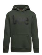 Lee Jeans Wobbly Graphic Bb Oth Hoodie Grön