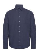 Bruun & Stengade Bs Cotton Casual Modern Fit Shirt Marinblå