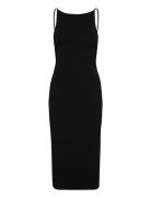 Gina Tricot Knitted Strap Dress Svart