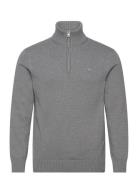 GANT Casual Cotton Half Zip Grå