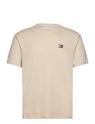 Tommy Jeans Tjm Reg Badge Tee Ext Beige