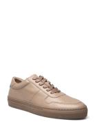 Les Deux Wesley Leather Sneaker Beige