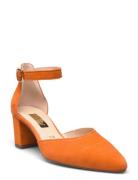 Gabor Ankle-Strap Pumps Orange