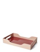 PRINTWORKS Lacquered Tray - Swell, Maroon/Pink L Rosa