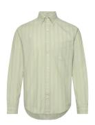 GANT Reg Archive Oxford Stripe Shirt Grön