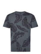 Superdry Vintage Overdye Printed Tee Blå