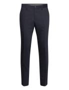 Lindbergh Black Technical Stretch Pants - Combi Sui Marinblå