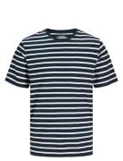 Jack & J S Jjeorganic Basic Tee Ss O-Neck Noos Marinblå