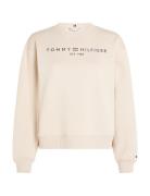 Tommy Hilfiger Mdrn Reg Corp Logo C-Nk Swtshrt Beige