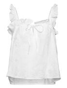 Lindex Top Camisole Broderie Anglaise Vit