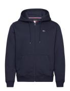 Tommy Jeans Tjm Reg S Flag Zip Thru Marinblå